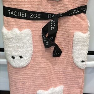 Rachel Zoe Peach Halloween Throw. Brand new 50x60